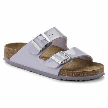Dámské Arizona Birkenstock Lakovaná Birko Flor Fialové | CZ 57ILH